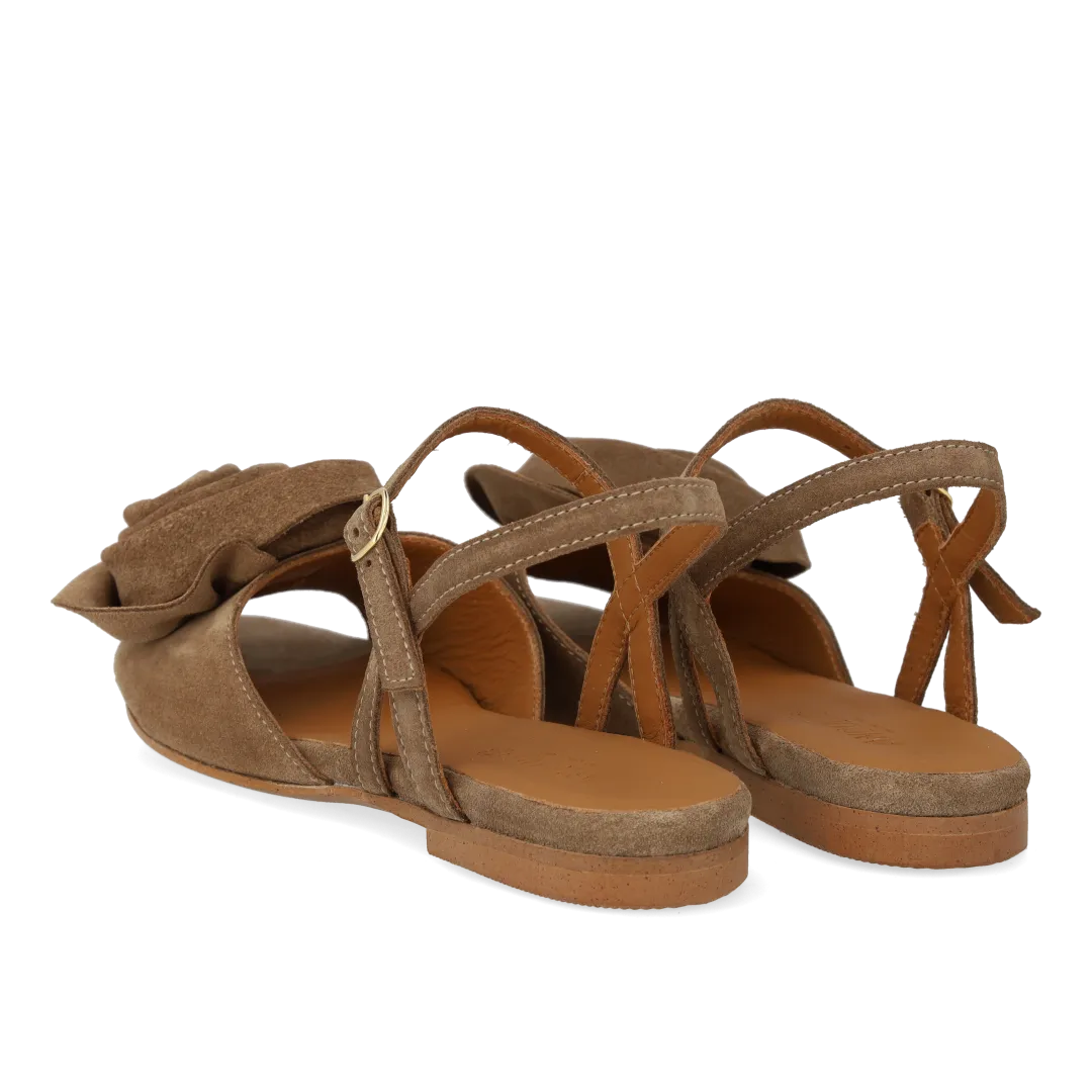 Angulus sandal med rose ruskindssandal til fest