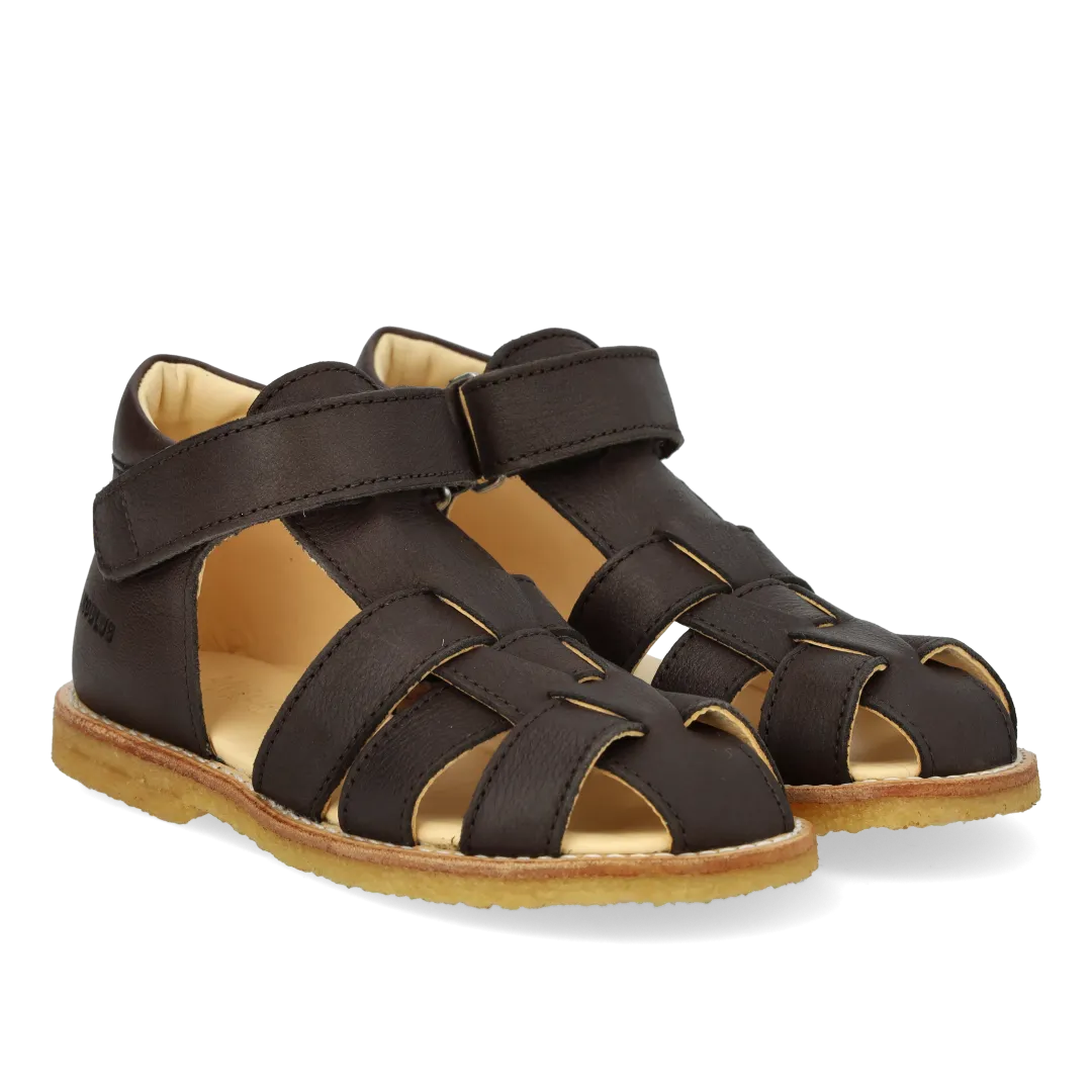Angulus Begynder Fisherman sandal baby læder velcro