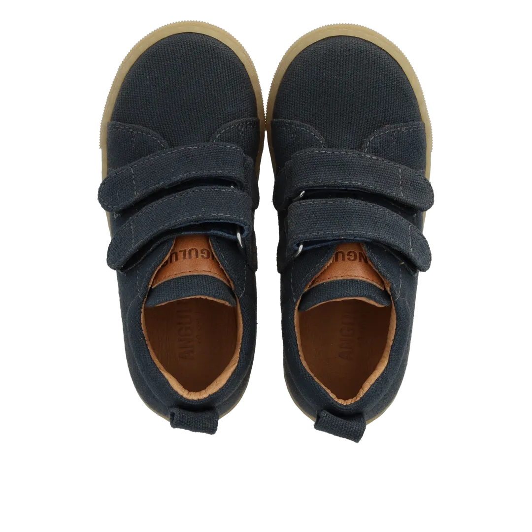 Angulus Klassisk sneaker i recycled bomuldskanvas sneakers børn