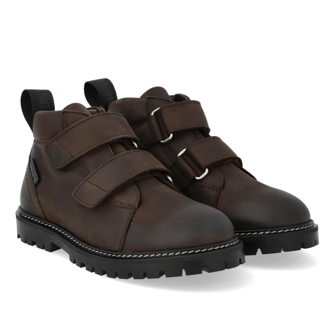 Angulus High-top TEX-sneaker børnesko i læder