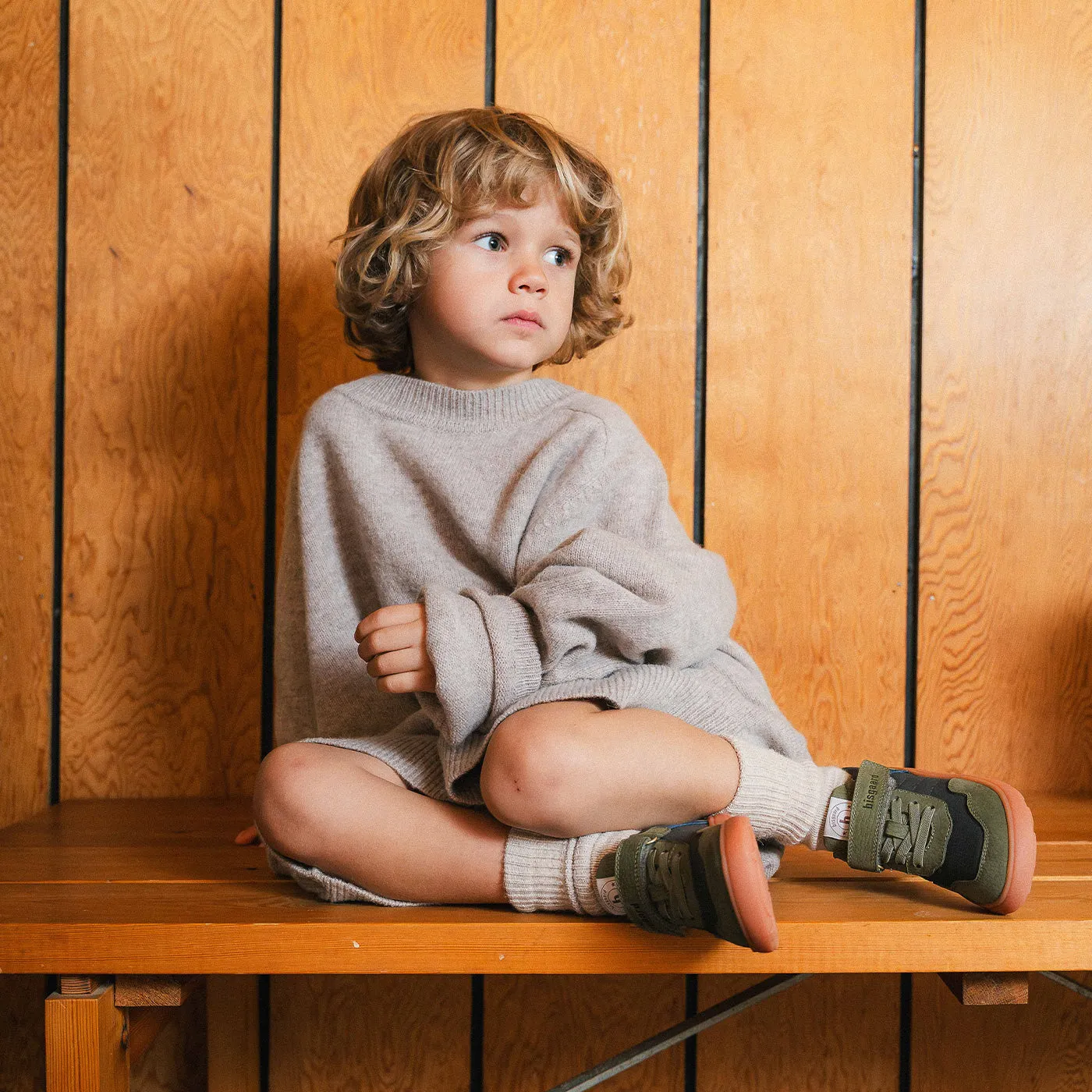 Bisgaard Barefoot Baloo sneakers sage barfod