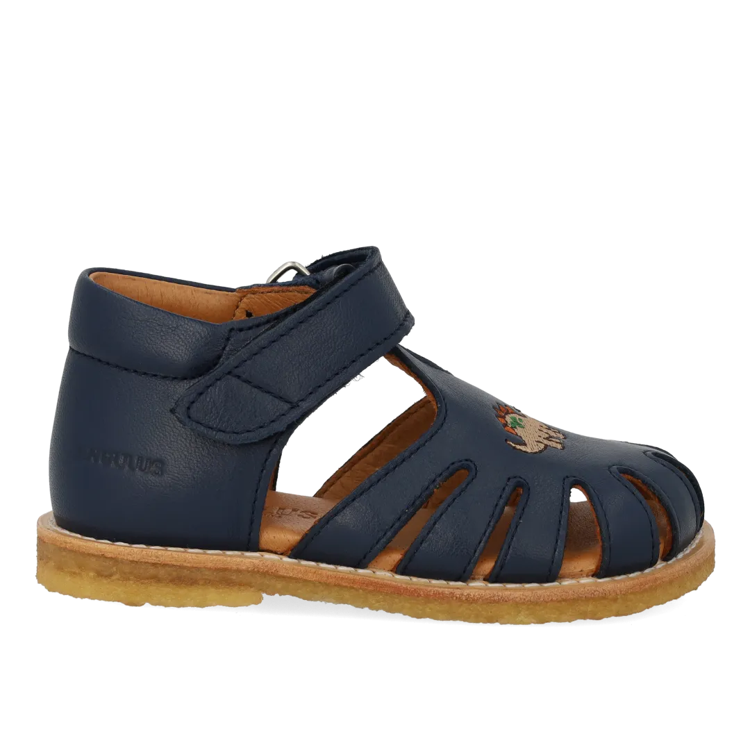 Angulus Sandal med dinobroderi begyndersandal