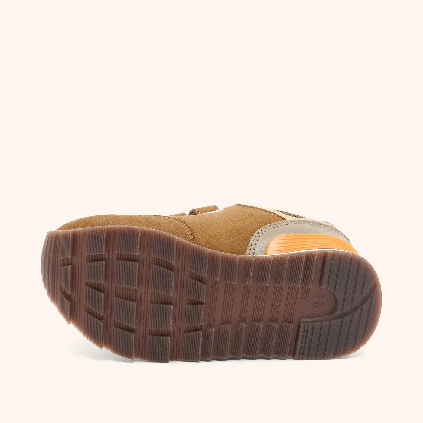 Bisgaard Winston sneaker khaki ruskind slidstærk