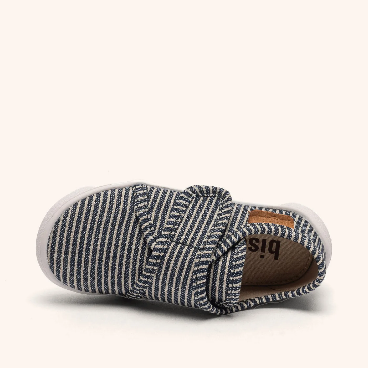 Bisgaard Pav hjemmesko sailor navy velcro