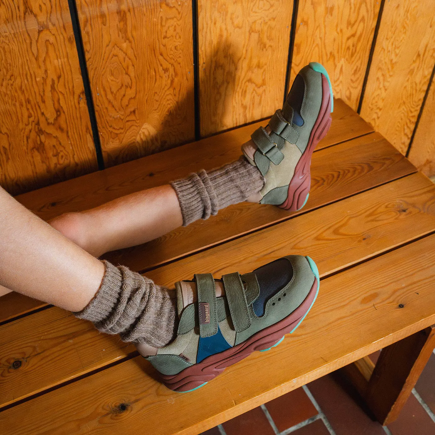 Bisgaard Herle Tex sneaker sage vandtæt tex