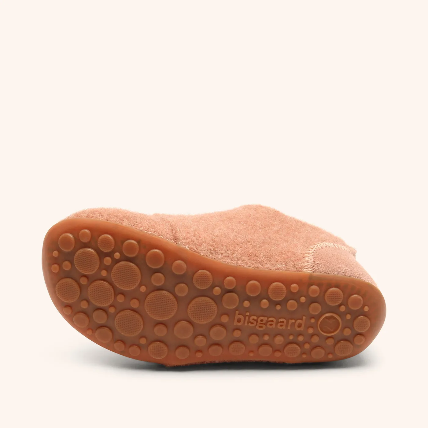 Bisgaard Casual Wool hjemmesko rose i uld