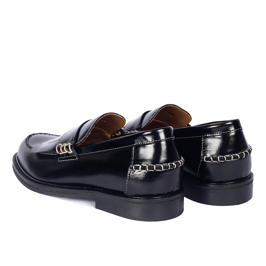 Angulus Penny loafer frynser kontraststikning dame