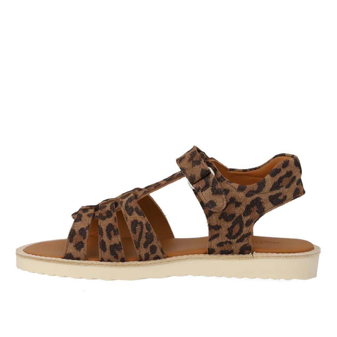 Angulus T-rem sandal velcro børnesandal læder