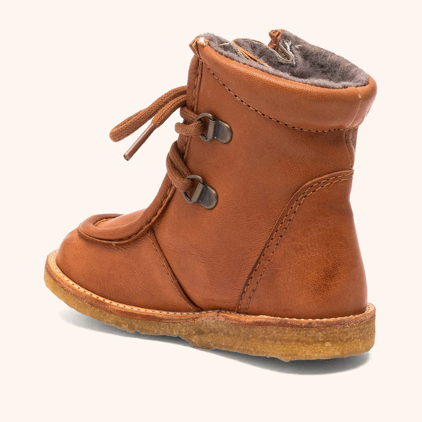 Bisgaard Flor L Tex vinterstøvle cognac uld