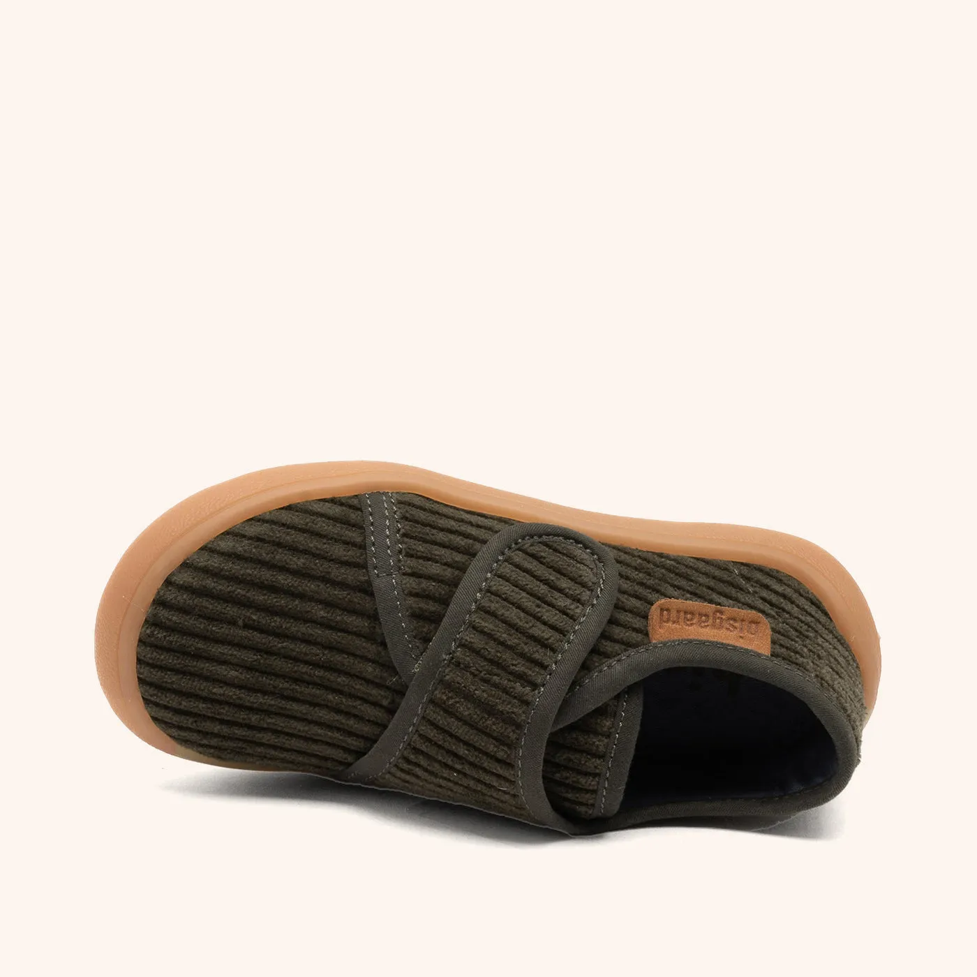 Bisgaard Pav hjemmesko grøn velcro bred pasform