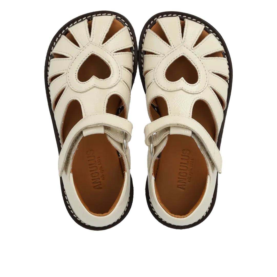 Angulus Hjertesandal børnesandal glitter