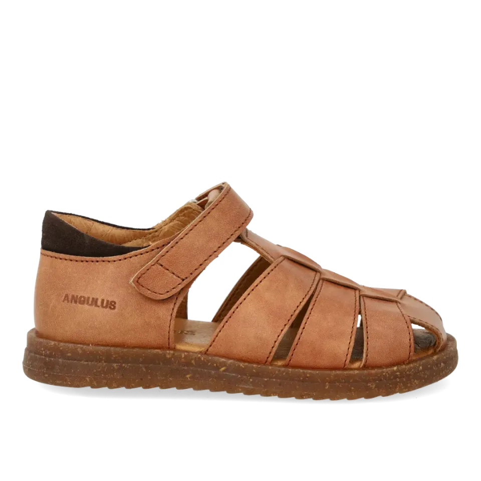 Angulus sandal lukket tå velcro sidste par børn