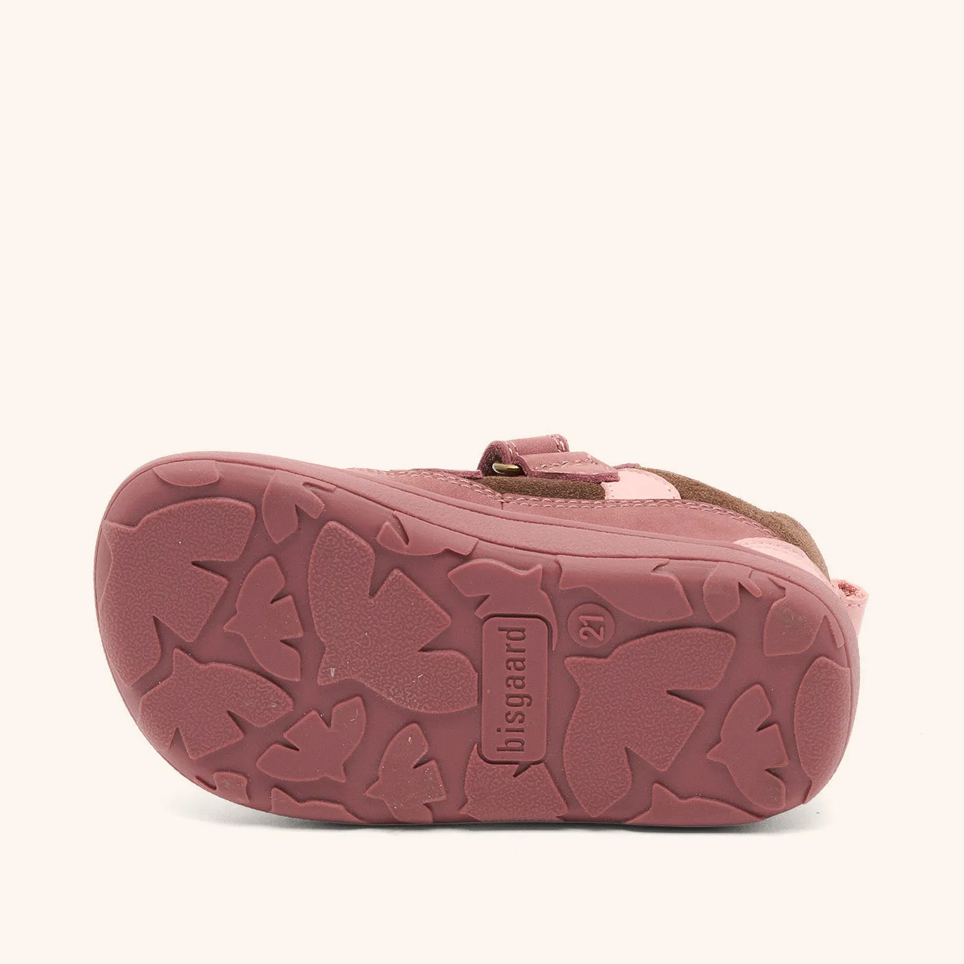 Bisgaard Barefoot Elroy sneaker plum LWG-læder