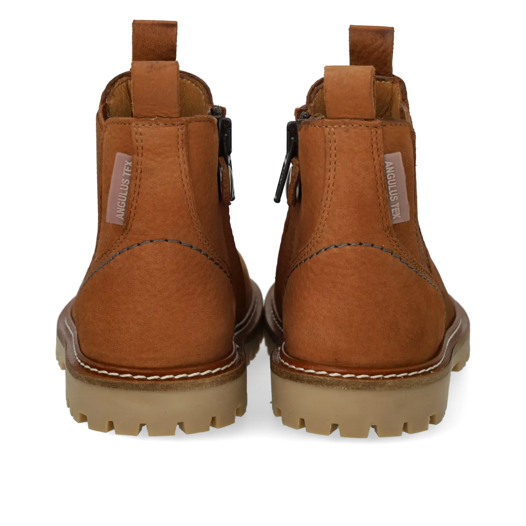 Angulus Chunky Chelsea børnestøvle nubuck vandtæt TEX