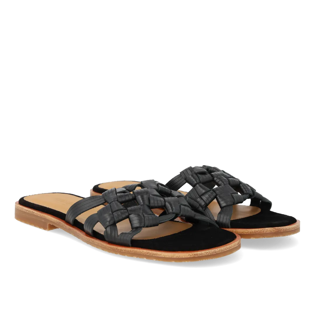 Angulus Slip-on sandal fletdetalje sandal 36-43 halvstr