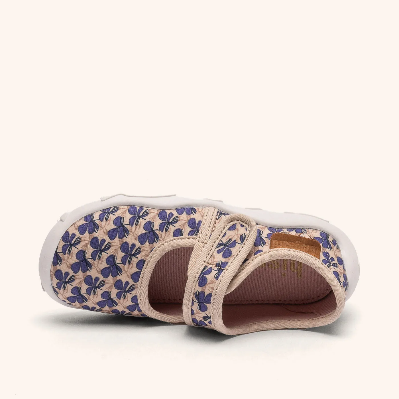 Bisgaard Maddy hjemmesko wild flower purple velcro