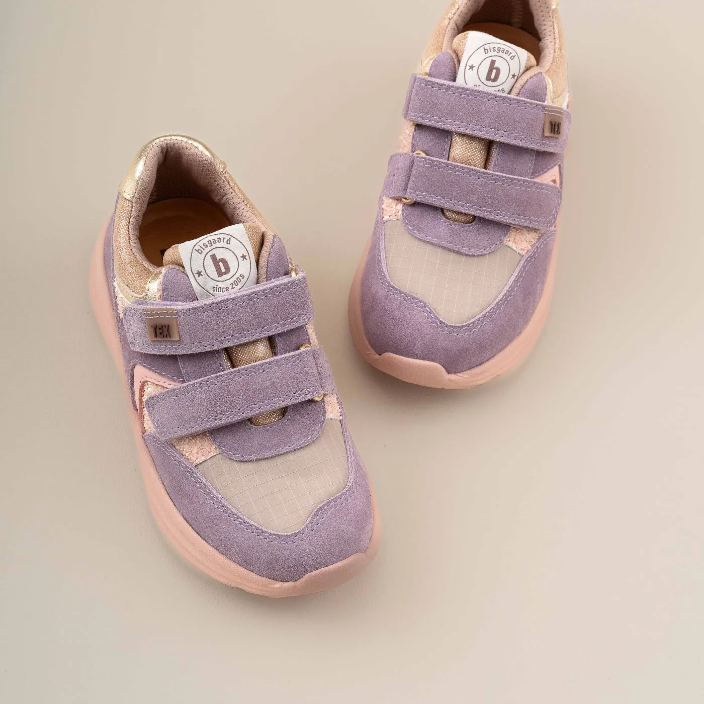 Bisgaard Yuki Tex sneaker glitter plum vandtæt