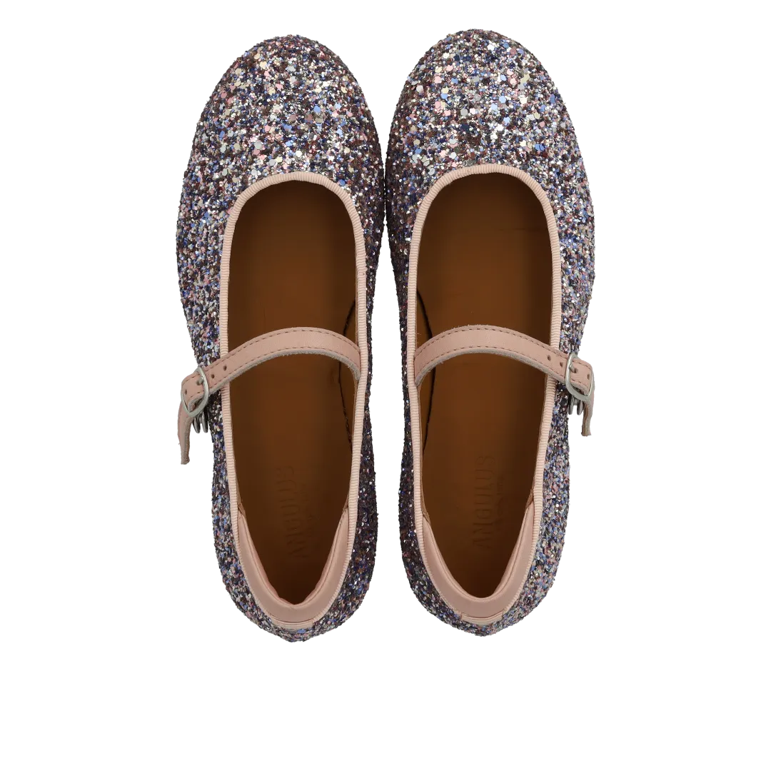 Angulus Glitter ballerina børneballerina mary jane