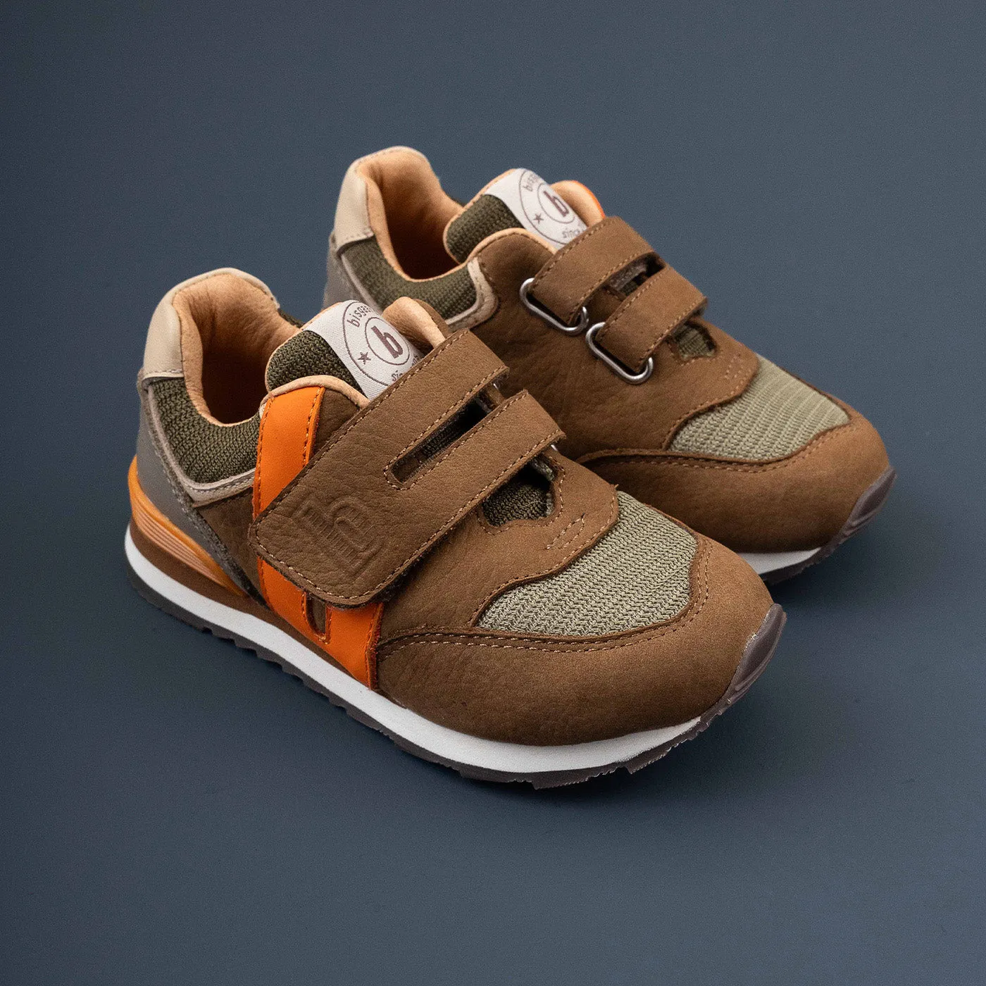 Bisgaard Winston sneaker khaki ruskind slidstærk