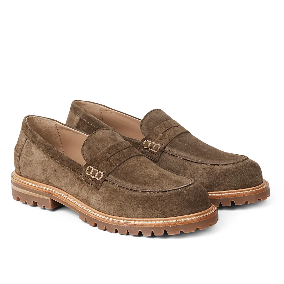 Angulus Loafer herreloafer læder tracksål