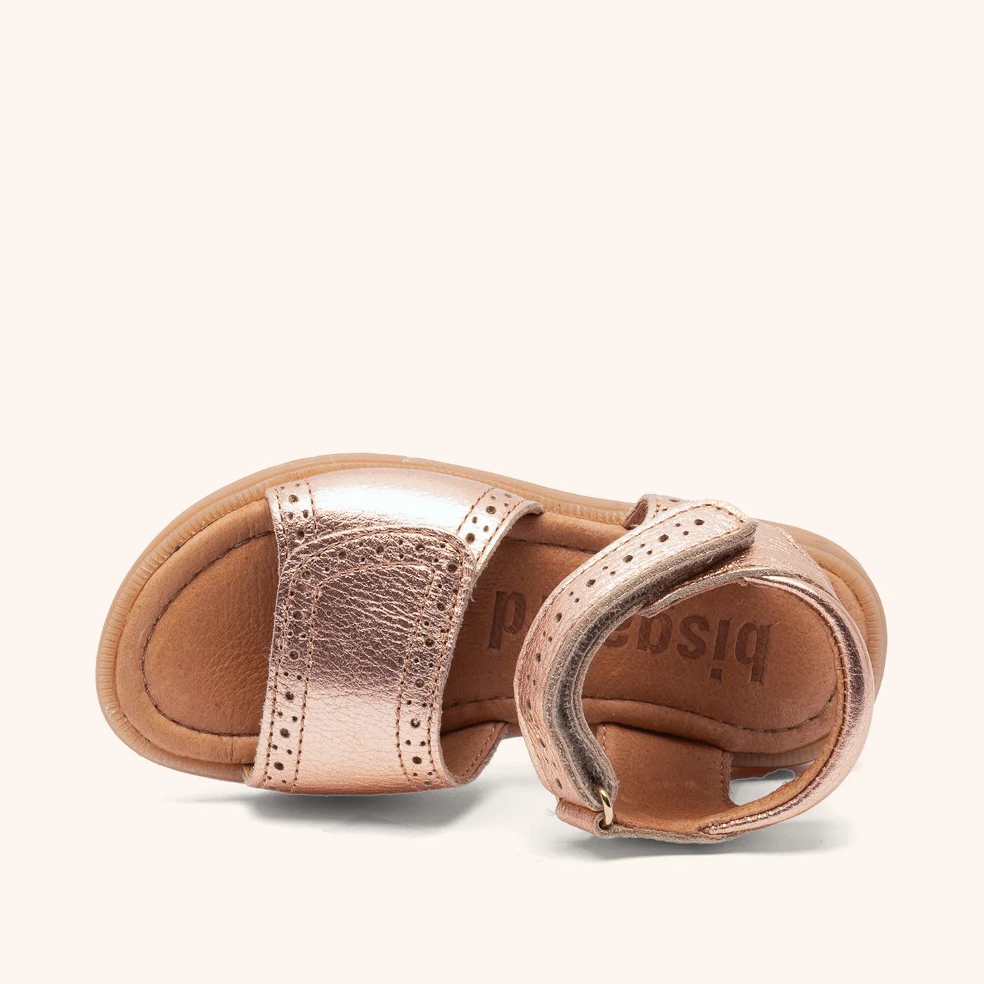 Bisgaard Andrea sandal rose gold læder