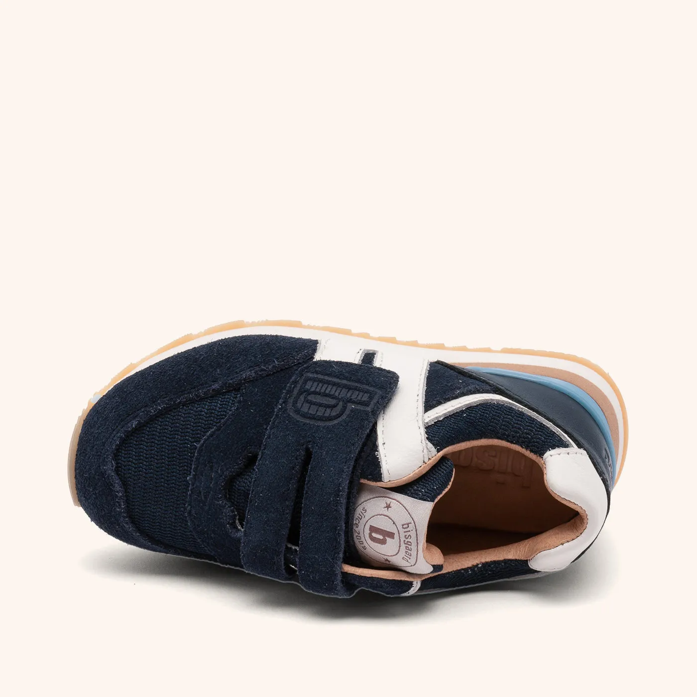 Bisgaard Winston sneaker ocean blå ruskind