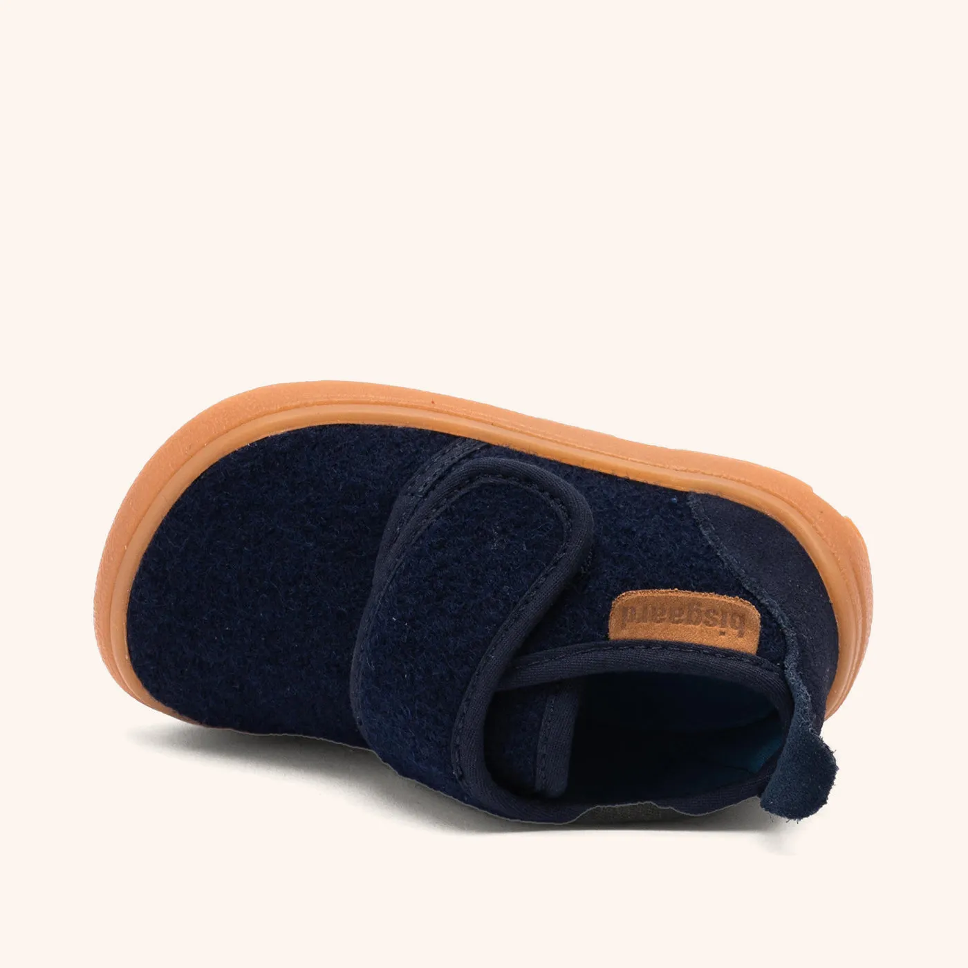 Bisgaard Basic barefoot hjemmesko navy uld