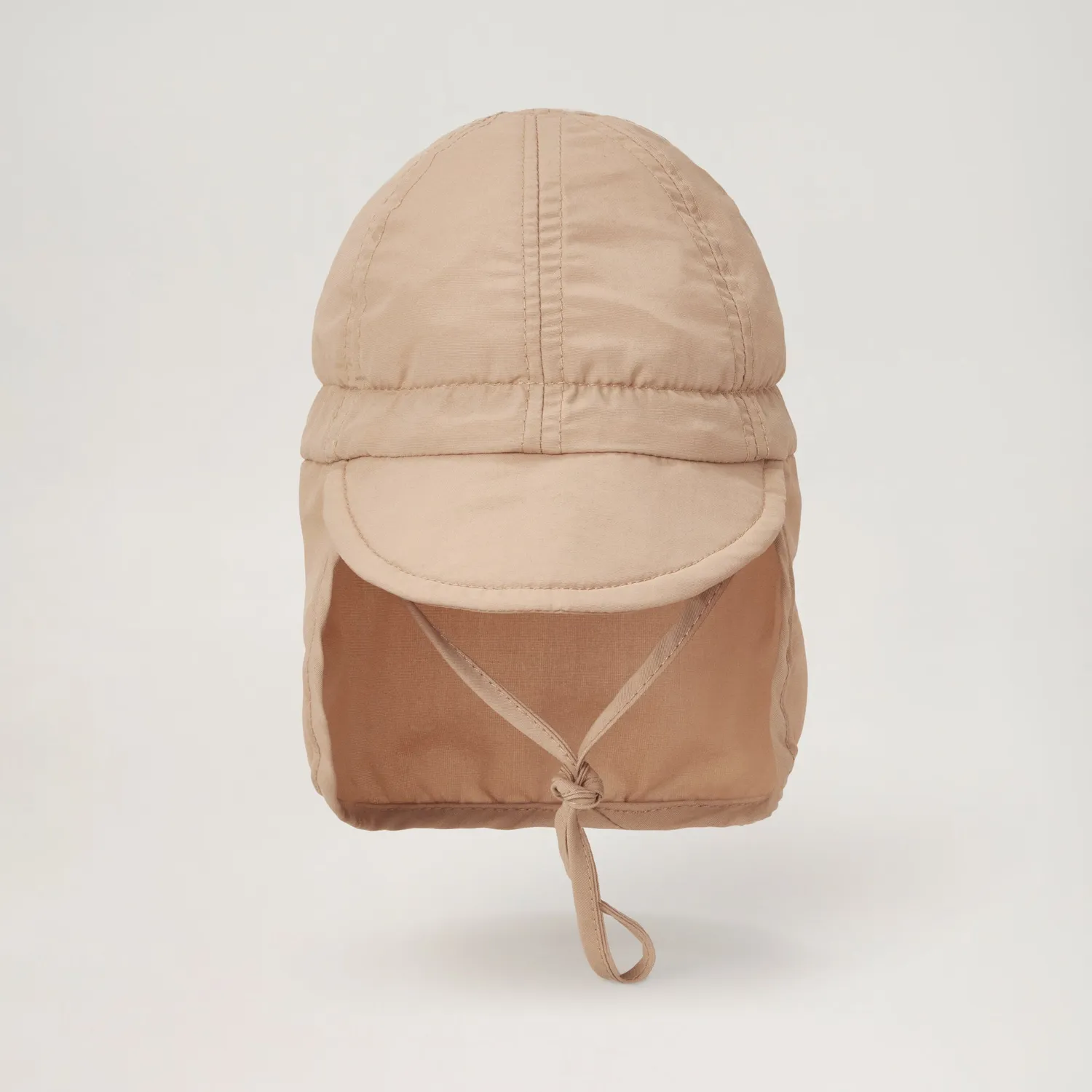 BabyMocs UV-Hat solhat Beige 44/46 nakkeskygge