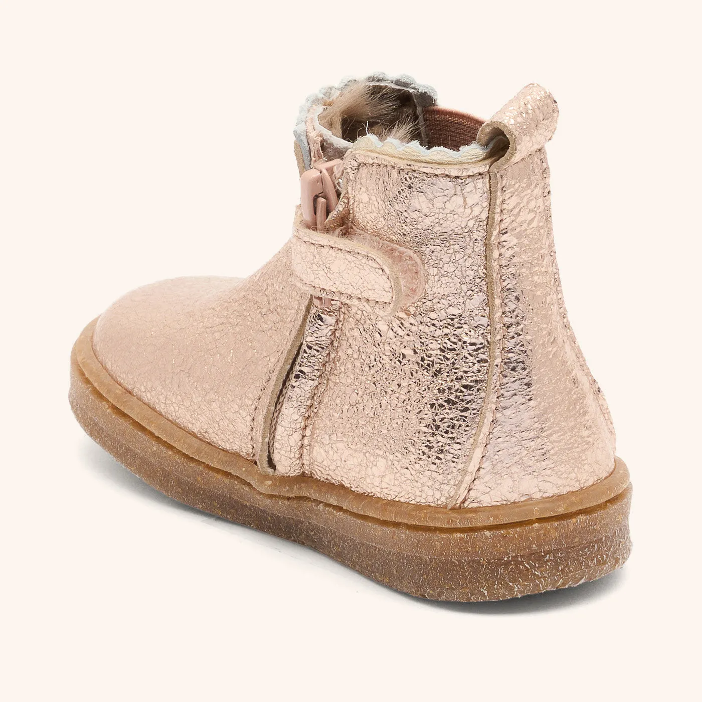 Bisgaard Siggi Lamb støvle rose gold lam