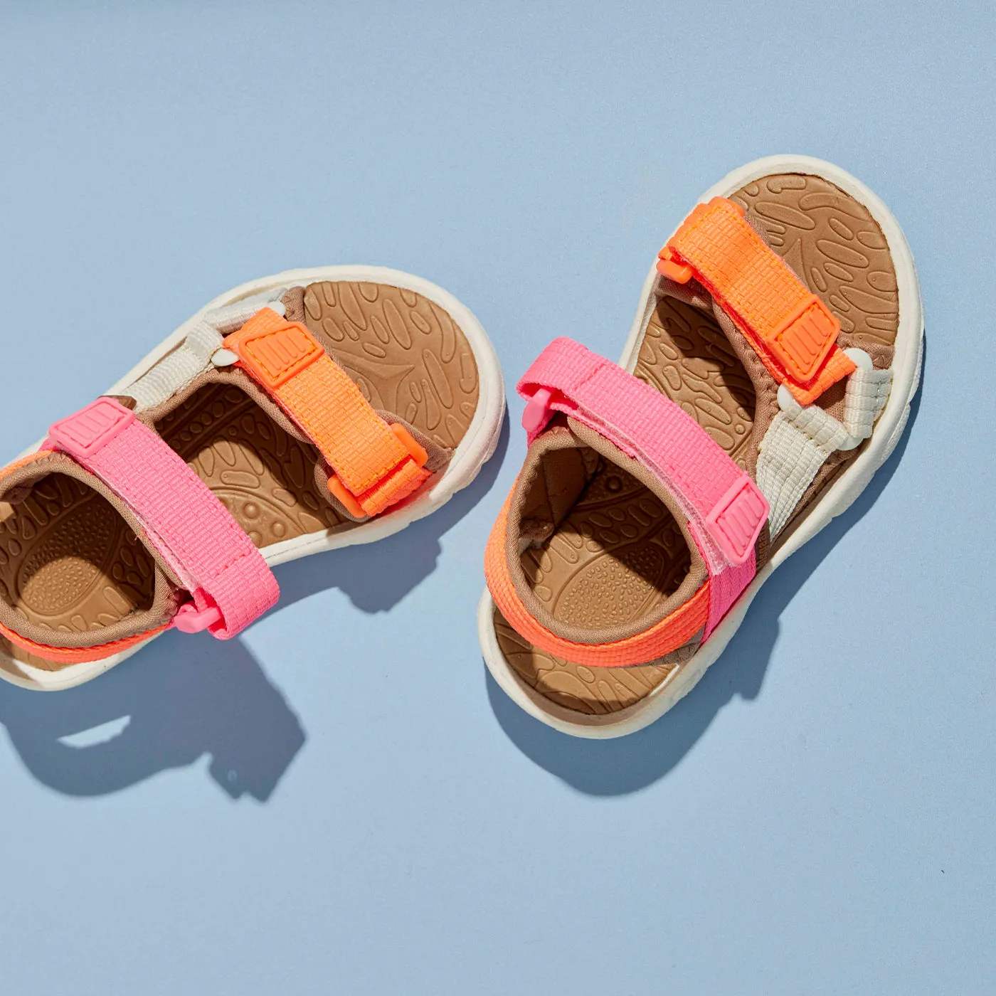 Bisgaard Nico sandal pink med velcro til børn