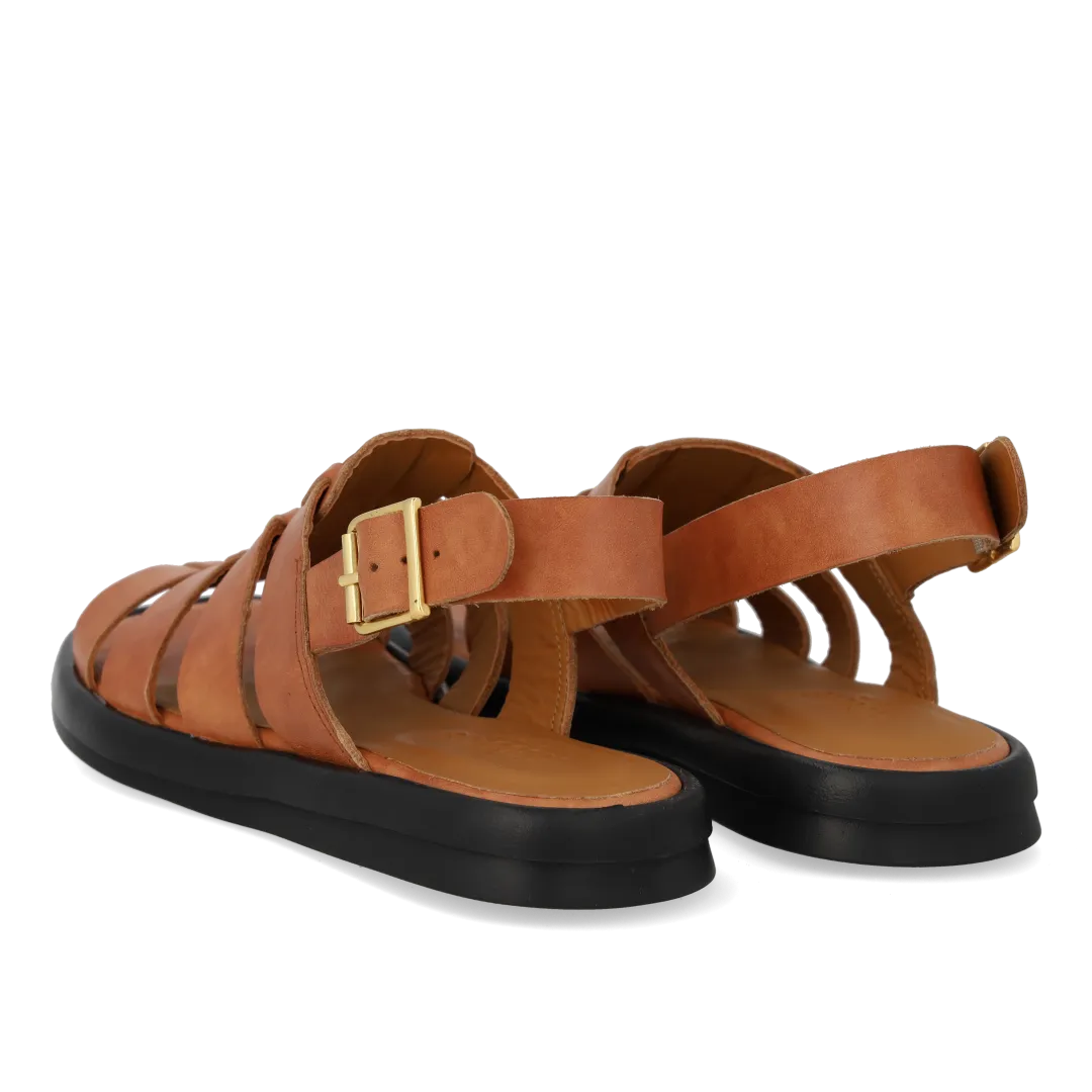Angulus gladiator-inspireret remsandal sandaler læder