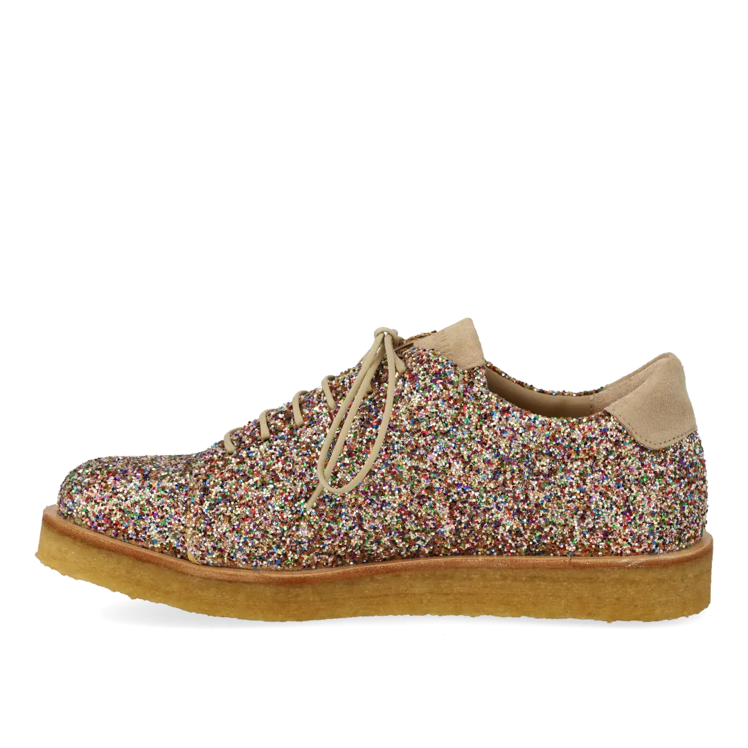 Angulus Glitter sneaker damesneakers plateau ½ nr større