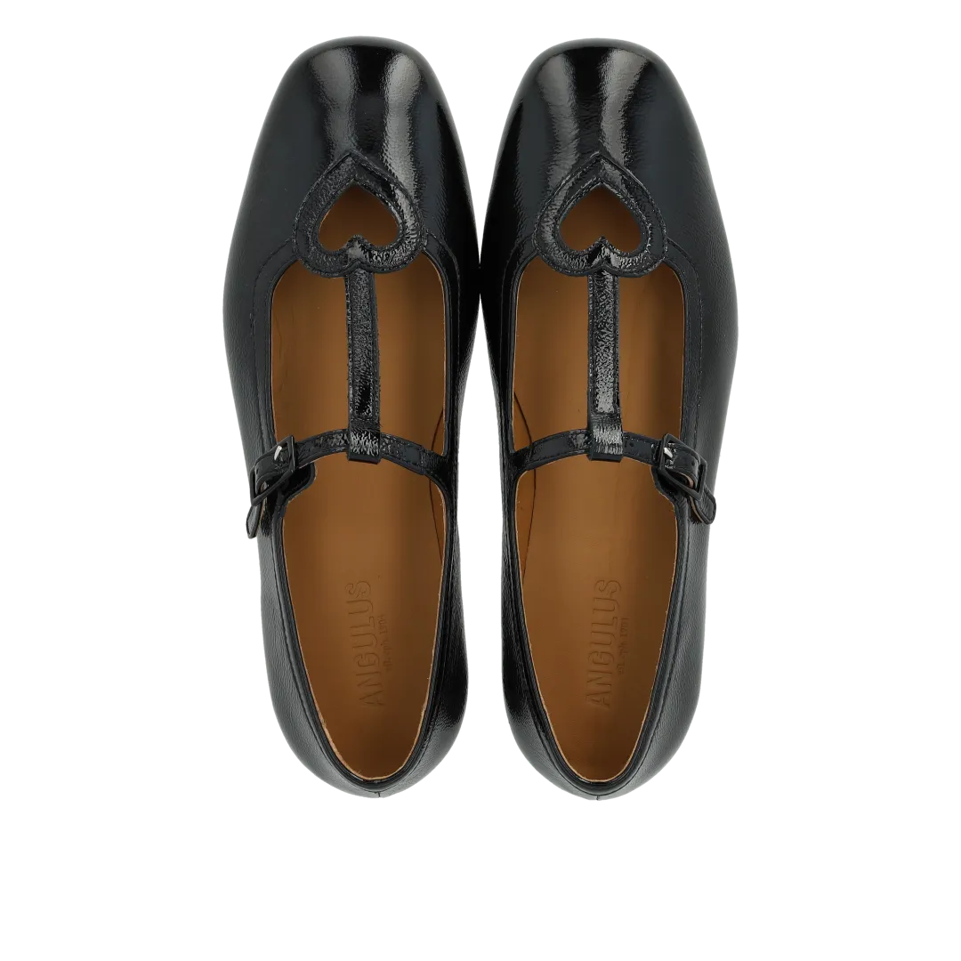 Angulus Ballerina hjerte ballerina krøllak T-strap