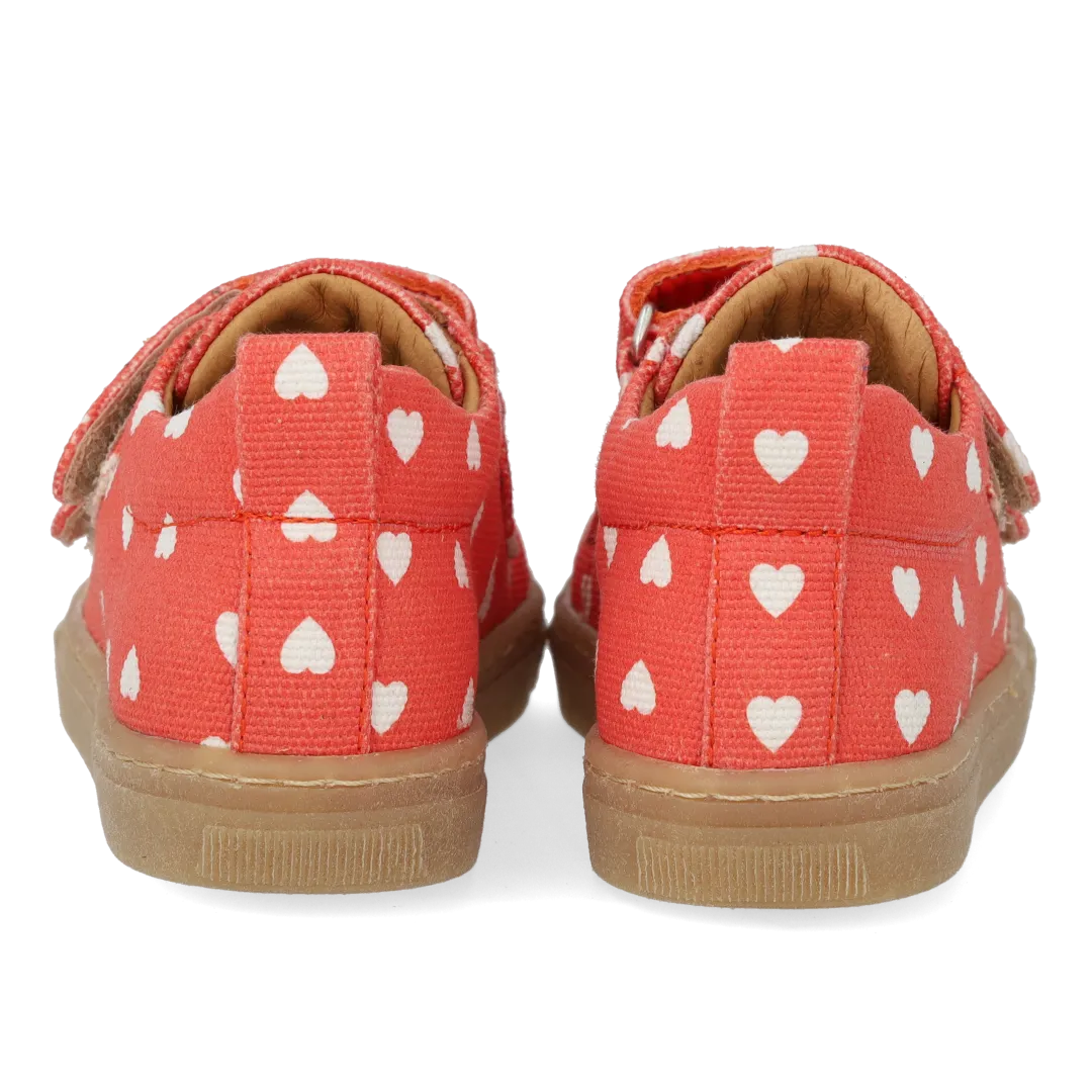 Angulus sneaker recycled bomuldskanvas velcro