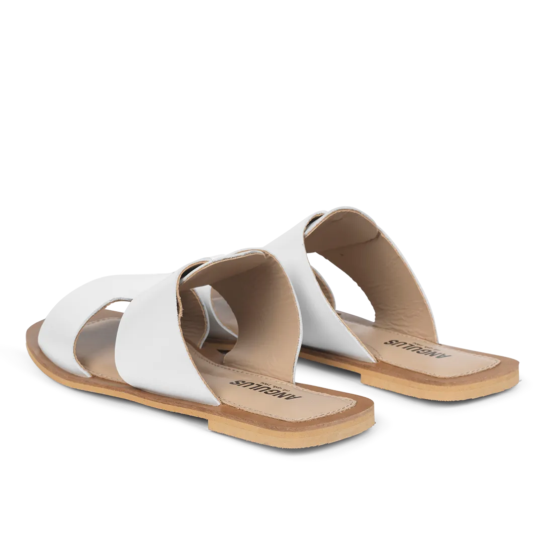 Angulus Slip-on sandal damesandal smal skind