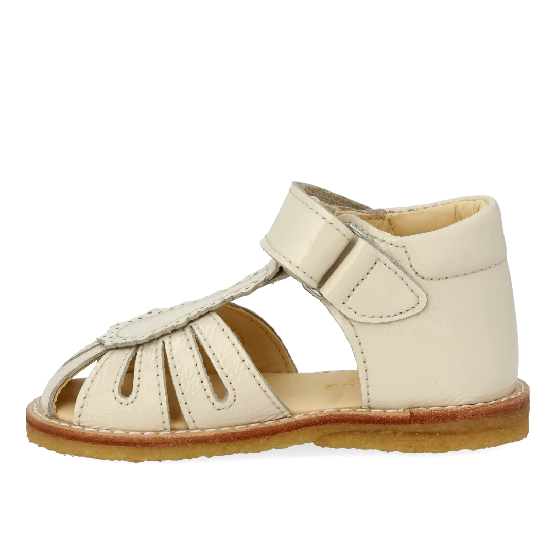 Angulus Begynder lædersandal med velcro lukket tå