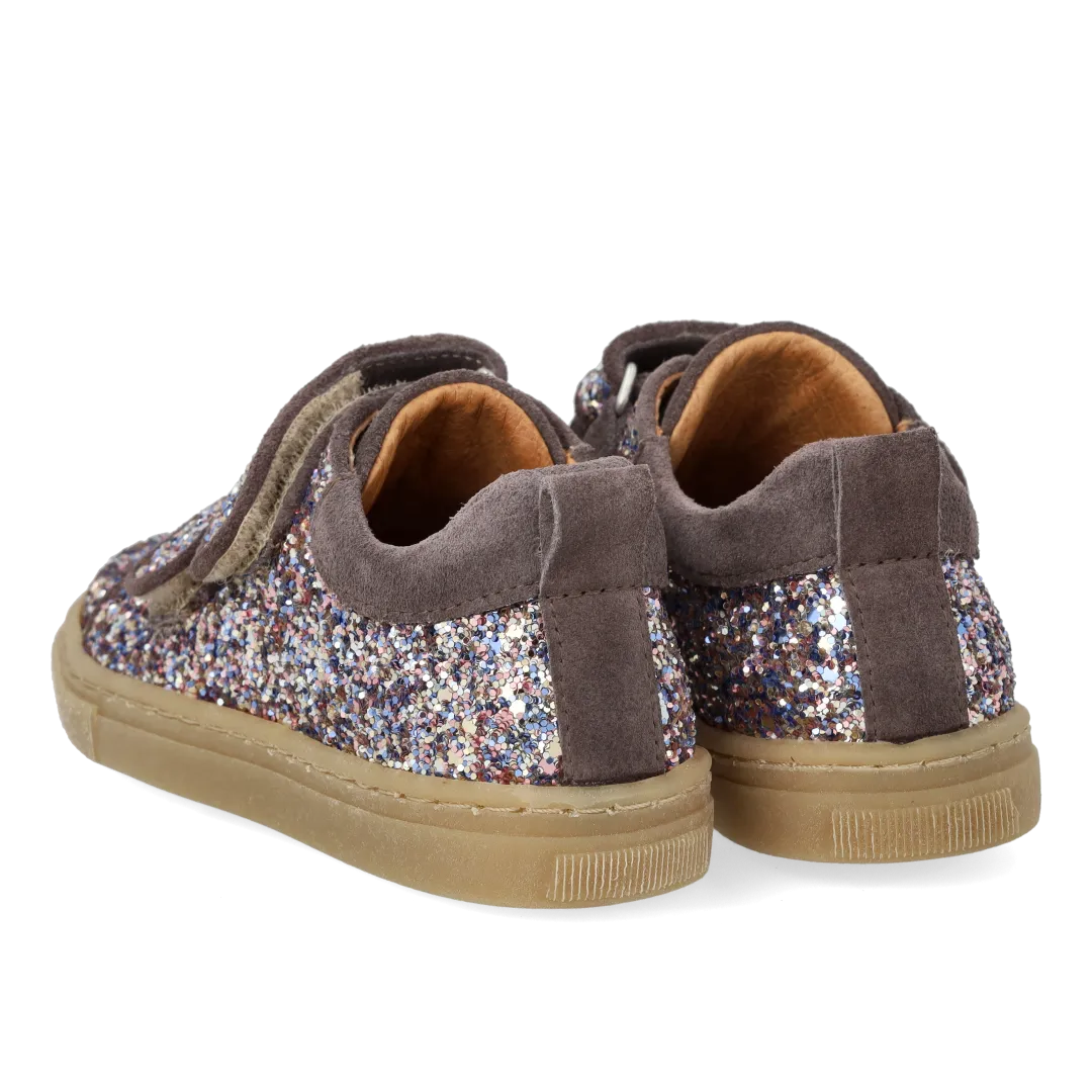 Angulus Funklende glitter-sneaker sneaker børn velcro