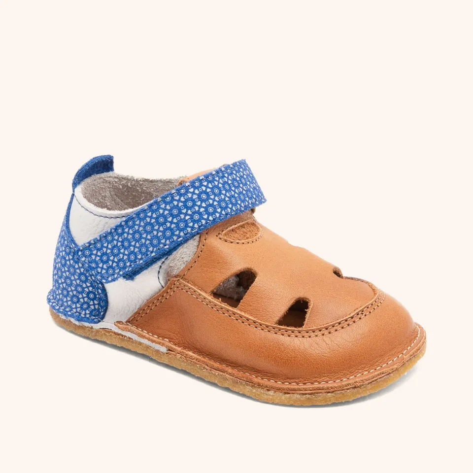 Bisgaard Beannie barfodssko coastal patchwork