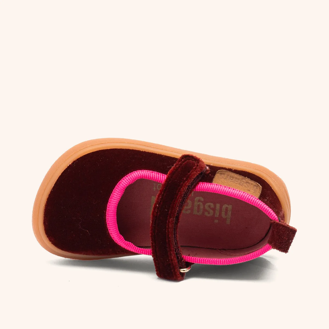 Bisgaard Barefoot Ballet hjemmesko bordeaux bred