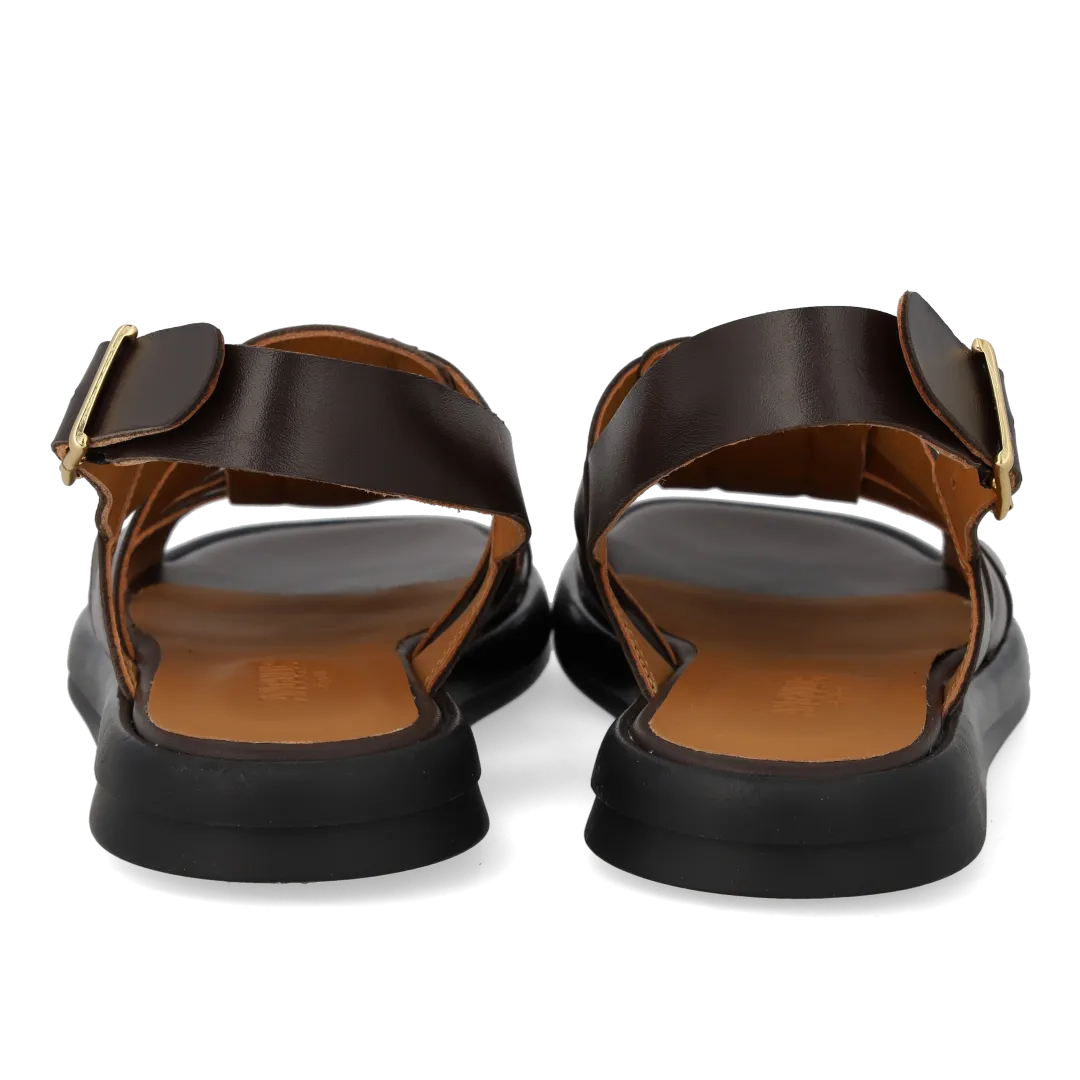 Angulus Gladiator remsandal dame læder ankelrem