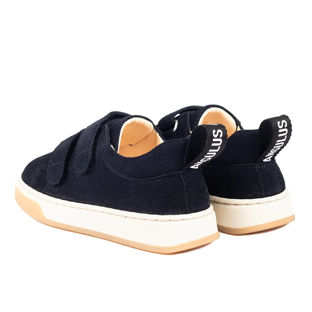 Angulus Sneaker logobånd velcro børn ruskind