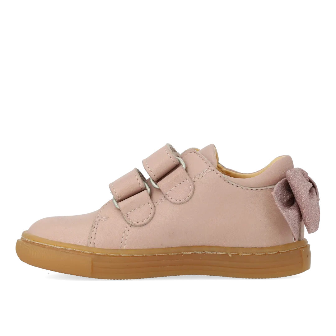 Angulus Begynder sneaker glittersløjfe børnesko str 21-25