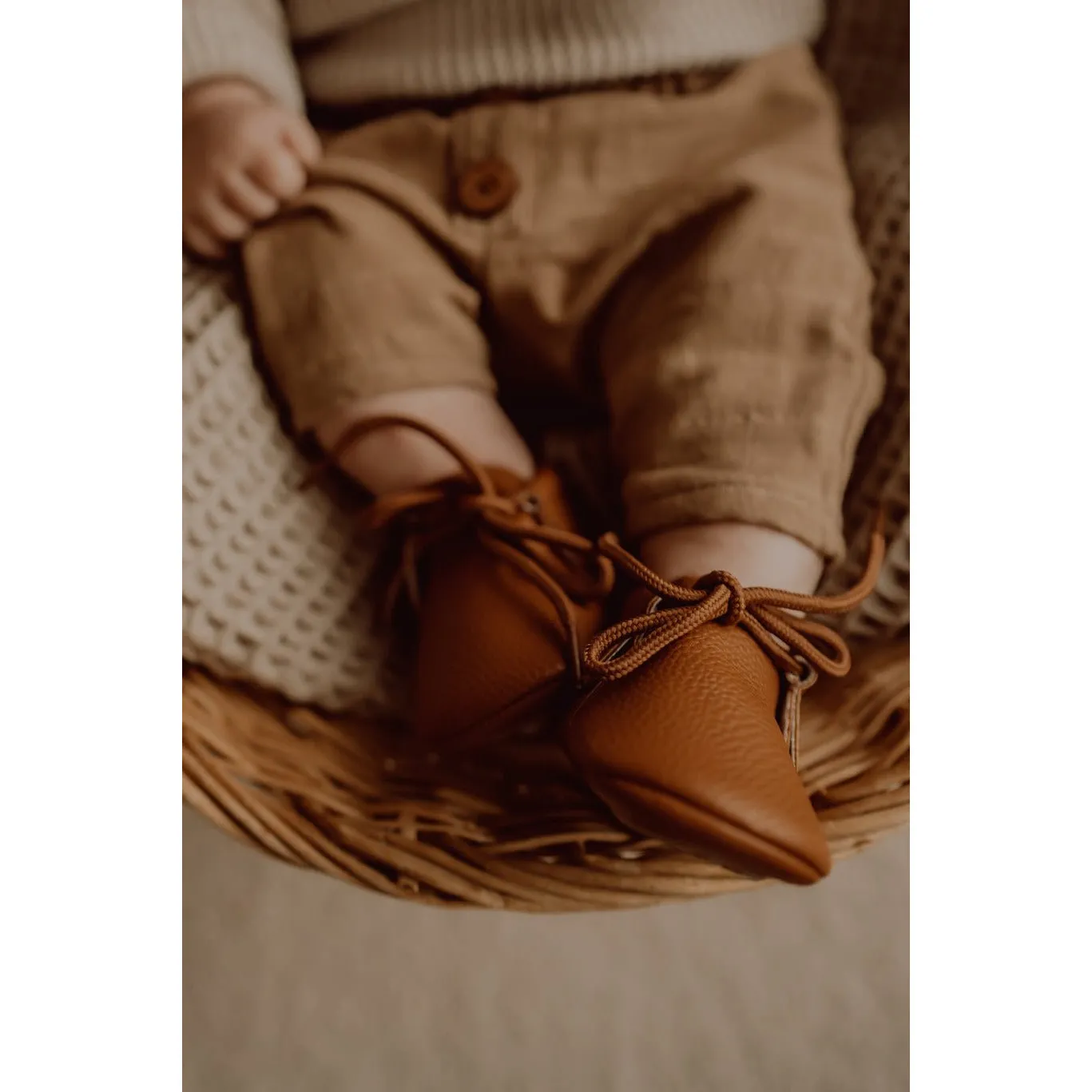 BabyMocs Little Camper Mocs mokkasiner brun vegansk