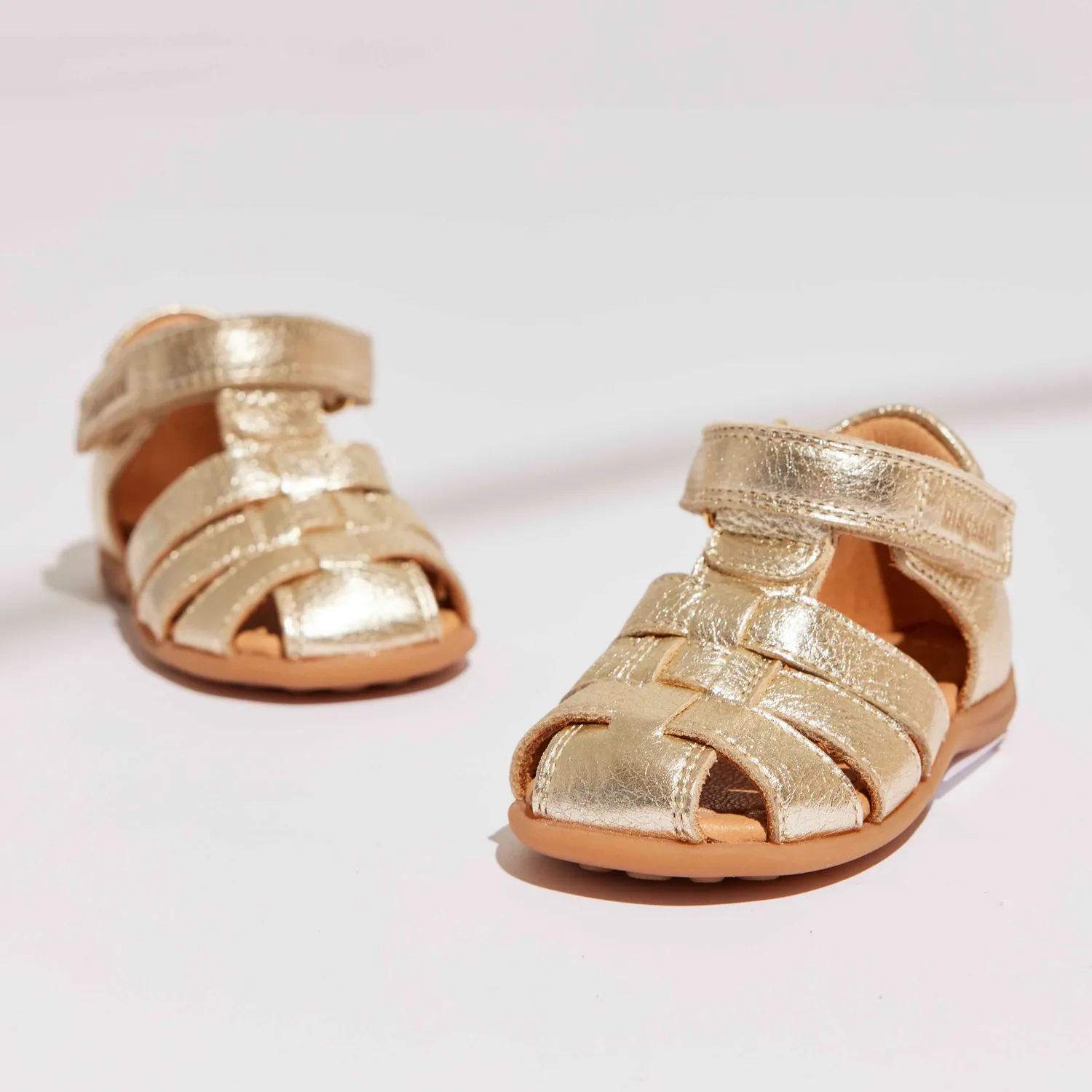 Bisgaard Carly sandal gold læder