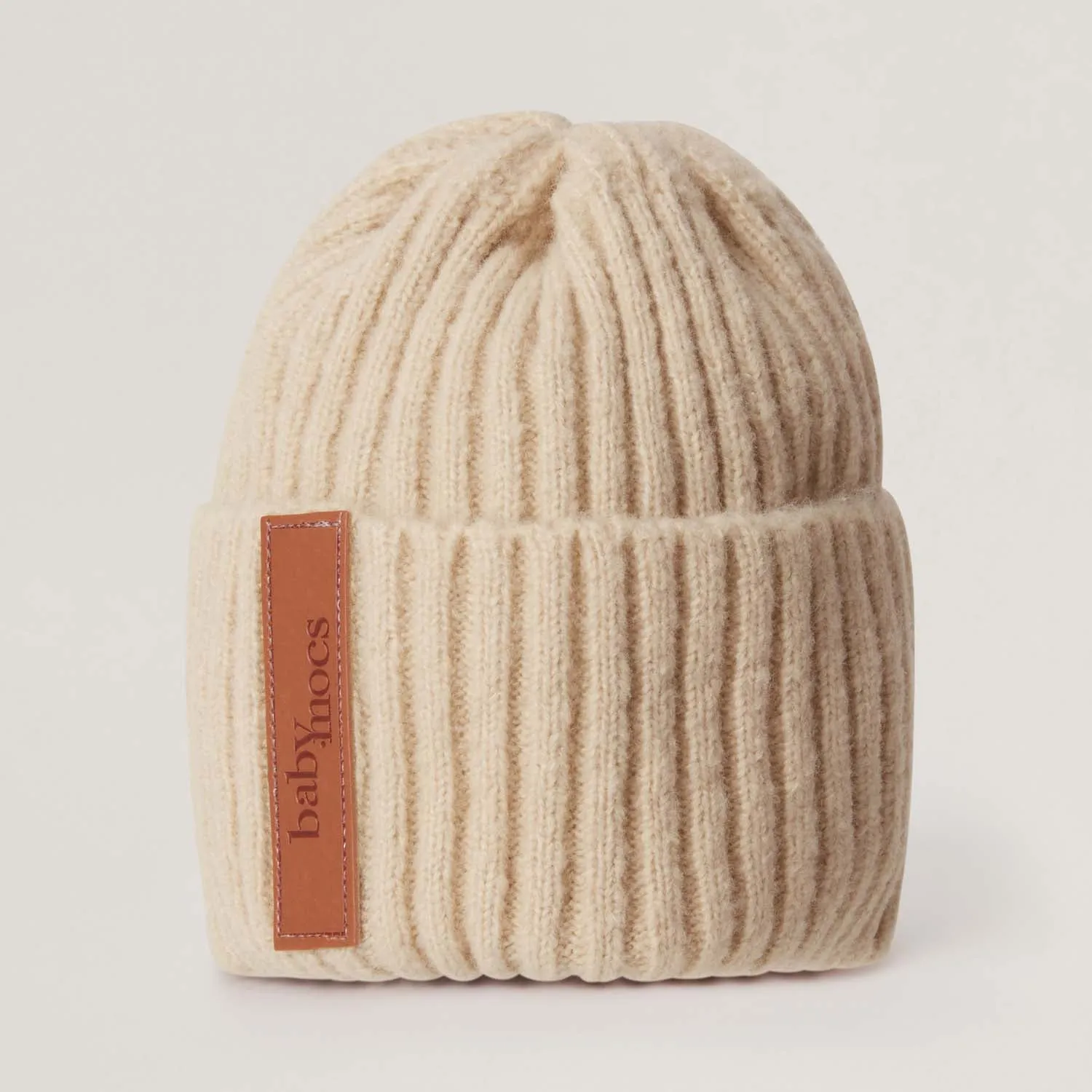 BabyMocs Beanie hue brun børn økologisk