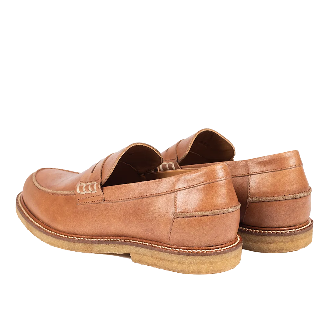 Angulus Loafer dame penny loafer læder skind