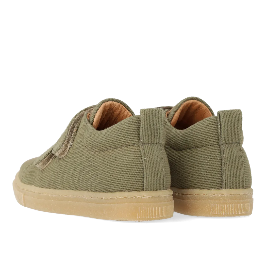 Angulus sneaker bomuldskanvas børn velcro