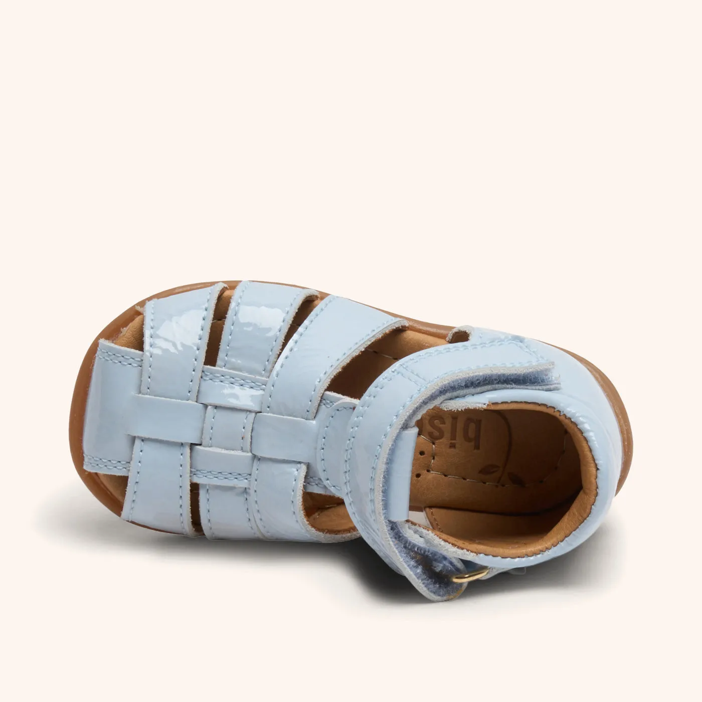 Bisgaard Carly sandal light blue læder lukket