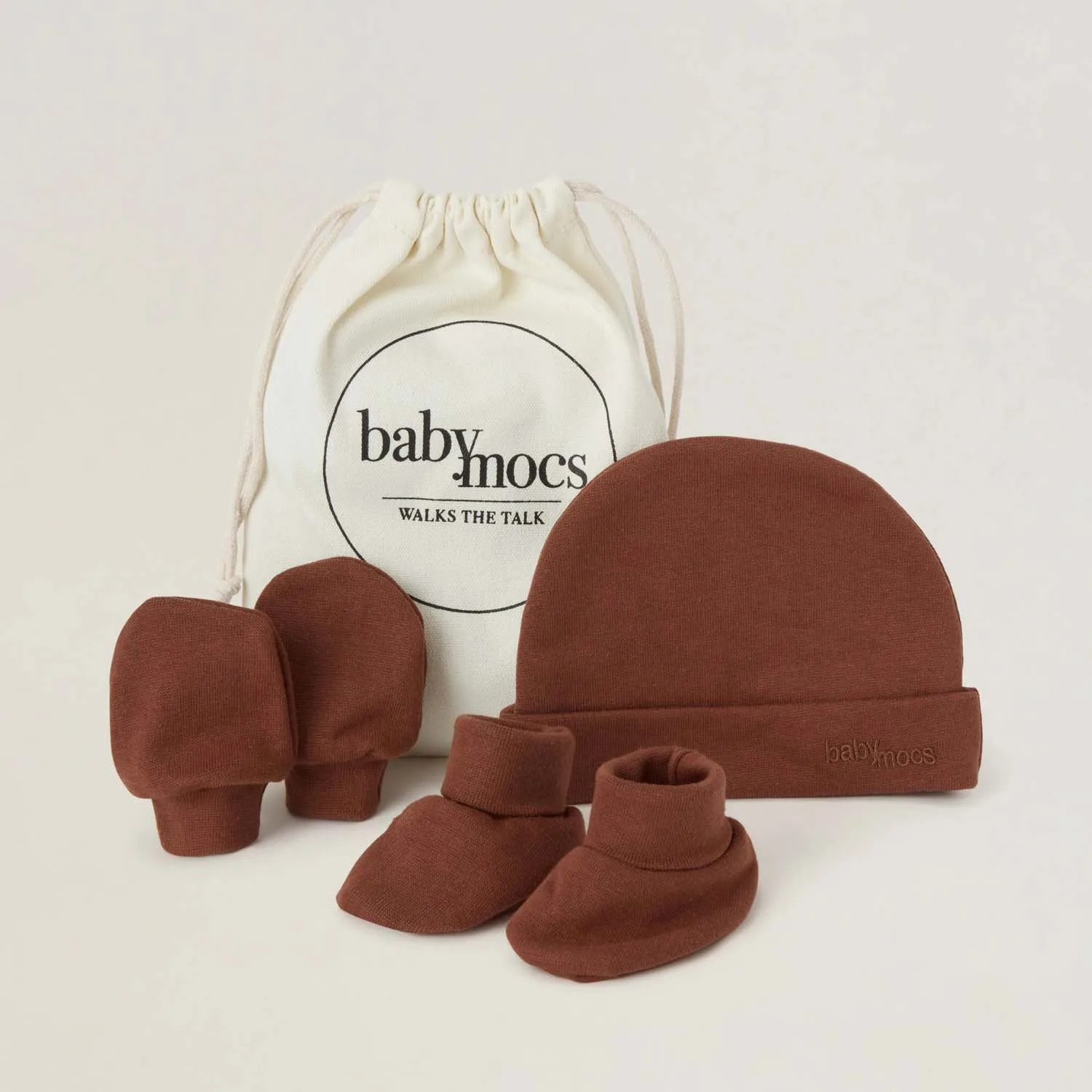 BabyMocs Newborn Kit babysæt økologisk bomuld 0-3 mdr