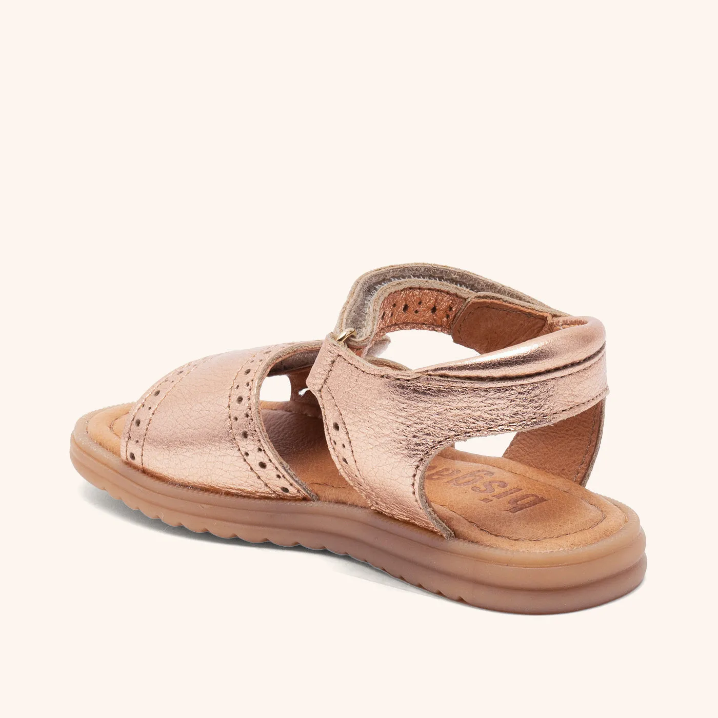 Bisgaard Andrea sandal rose gold læder